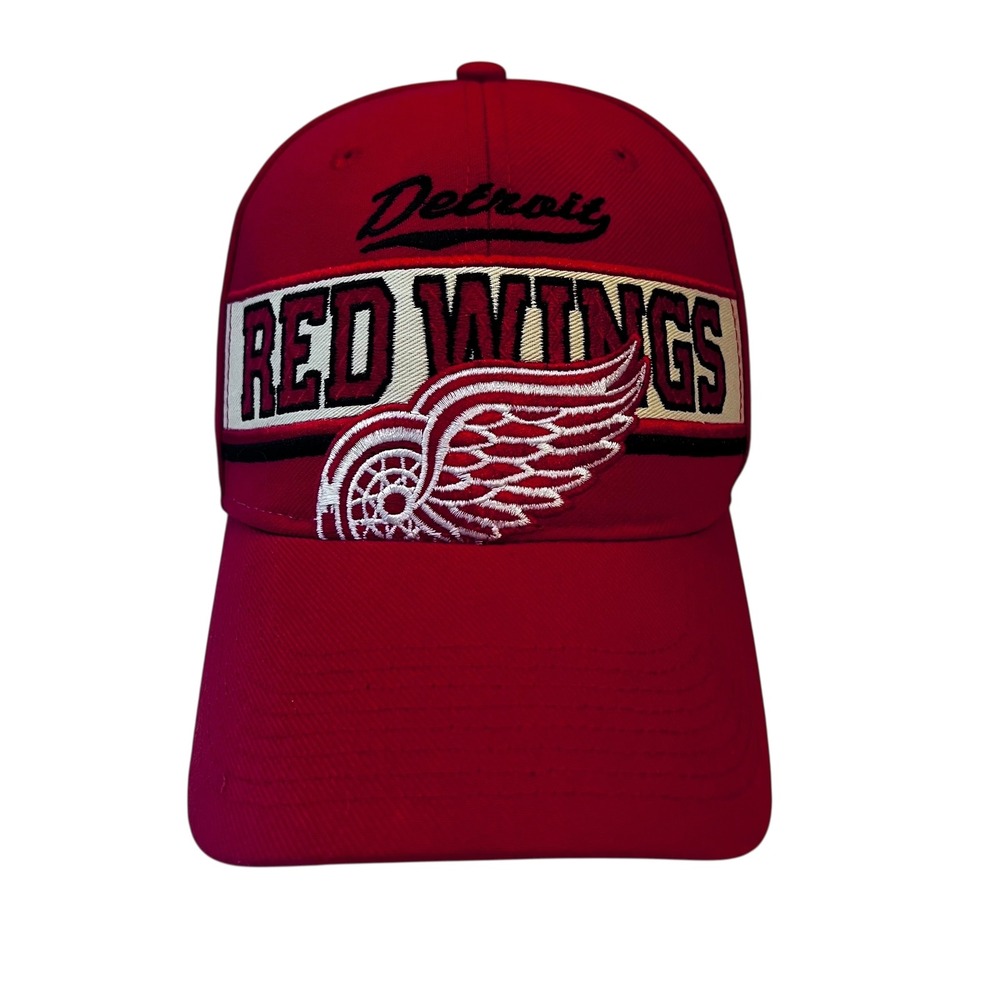 Reebok‎ Detroit Red Wings Large Logo Hat 2014 Adjustable NHL Cap